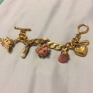 Authentic Juicy Couture Charm Bracelet With Charms